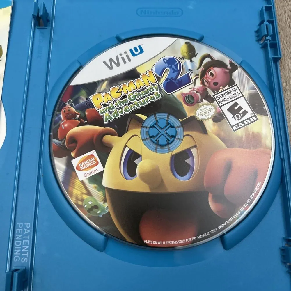 Pacman & Ghostly Adventures 2 Nintendo Wii U 2012 CIB Complete w/ Manual Tested